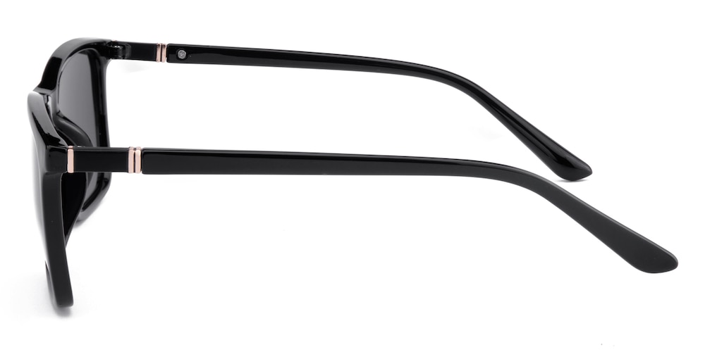 Ansel Black Classic Wayframe TR90 Sunglasses