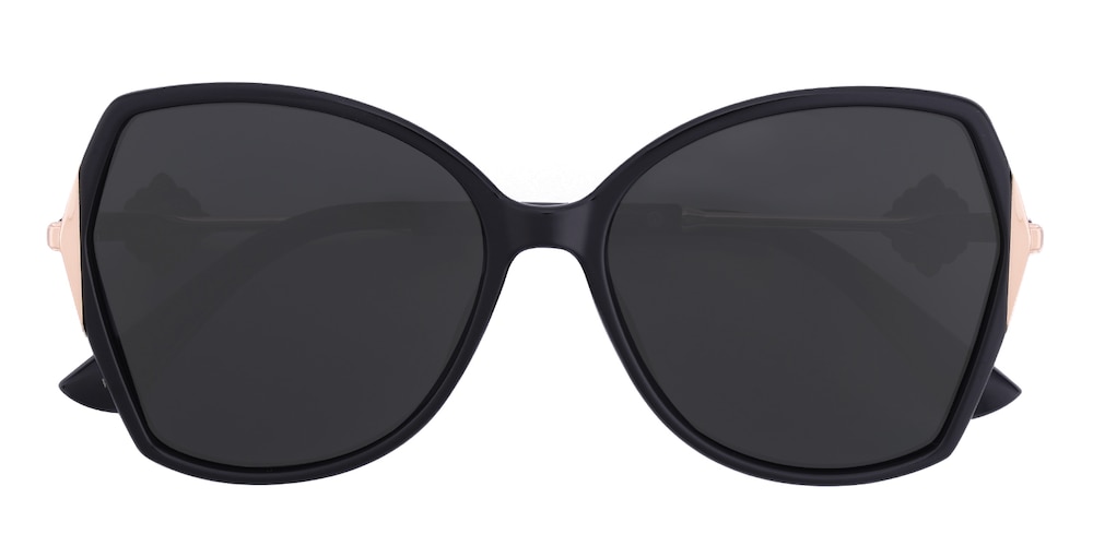 Garland Black Oval TR90 Sunglasses