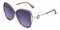 Garland Purple Oval TR90 Sunglasses