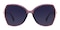 Garland Purple Oval TR90 Sunglasses