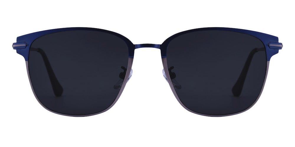 Seattle Blue/ Gunmetal Classic Wayframe Metal Sunglasses