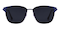 Seattle Blue/ Gunmetal Classic Wayframe Metal Sunglasses