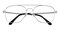 Willson Silver Aviator Metal Eyeglasses