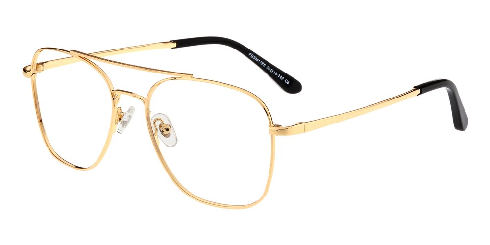 Willson Aviator - Golden Eyeglasses