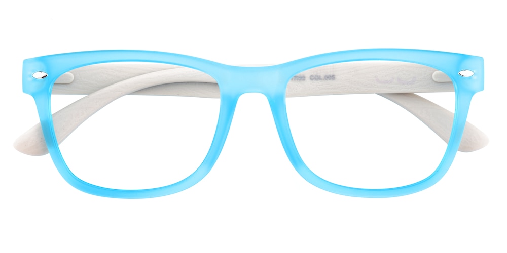 Hopkinsville Blue Classic Wayframe TR90 Eyeglasses