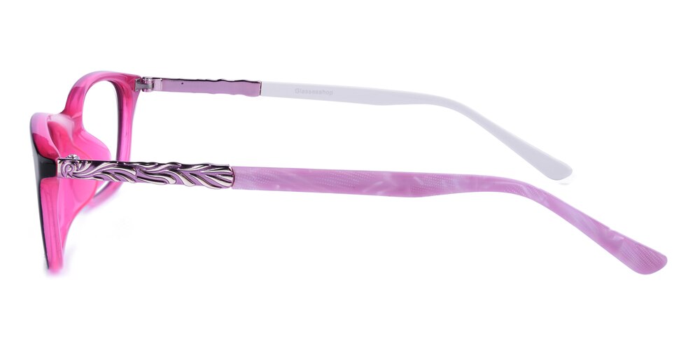 Medusa C2 Black/Pink Rectangle TR90 Eyeglasses