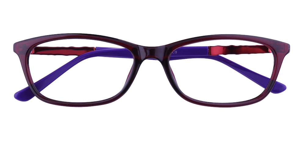 Medusa C3 Purple Rectangle TR90 Eyeglasses