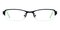 ViviRectangle Black Rectangle Metal Eyeglasses