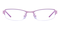 ViviRectangle Pink Rectangle Metal Eyeglasses
