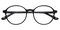 Forster Black Round Acetate Eyeglasses