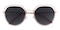 Corpus Brown/Golden Polygon TR90 Sunglasses