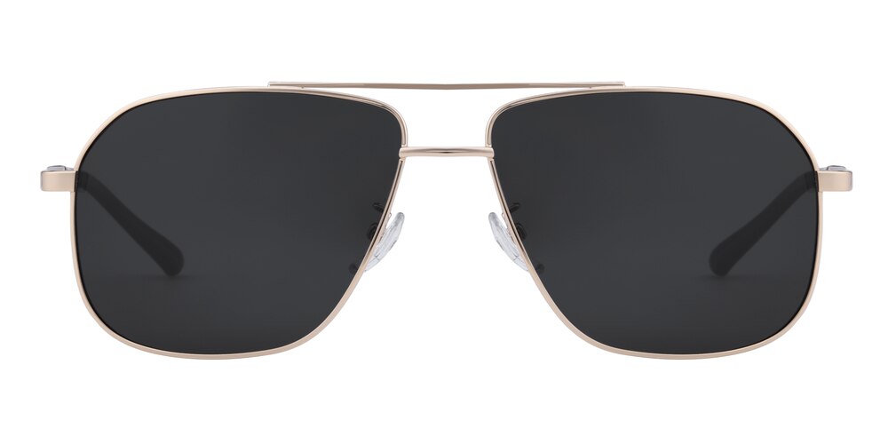 Atwood Golden Rectangle Metal Sunglasses