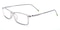 Norwalk Gray Rectangle TR90 Eyeglasses