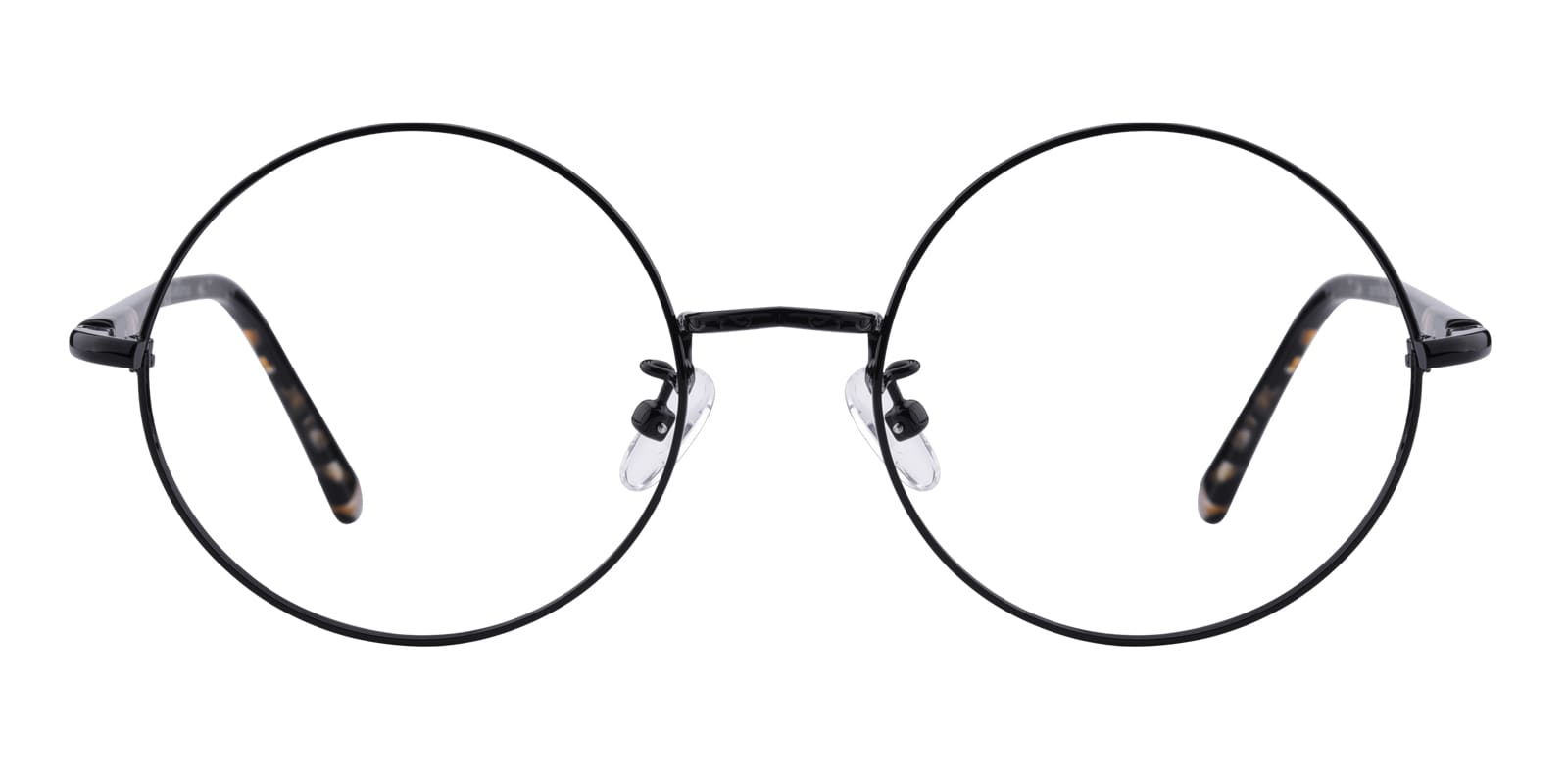 Burke Round Black Eyeglasses | Glassesshop