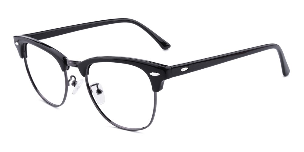 Superior Black Classic Wayframe TR90 Eyeglasses