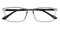 Mile Gray Rectangle TR90 Eyeglasses