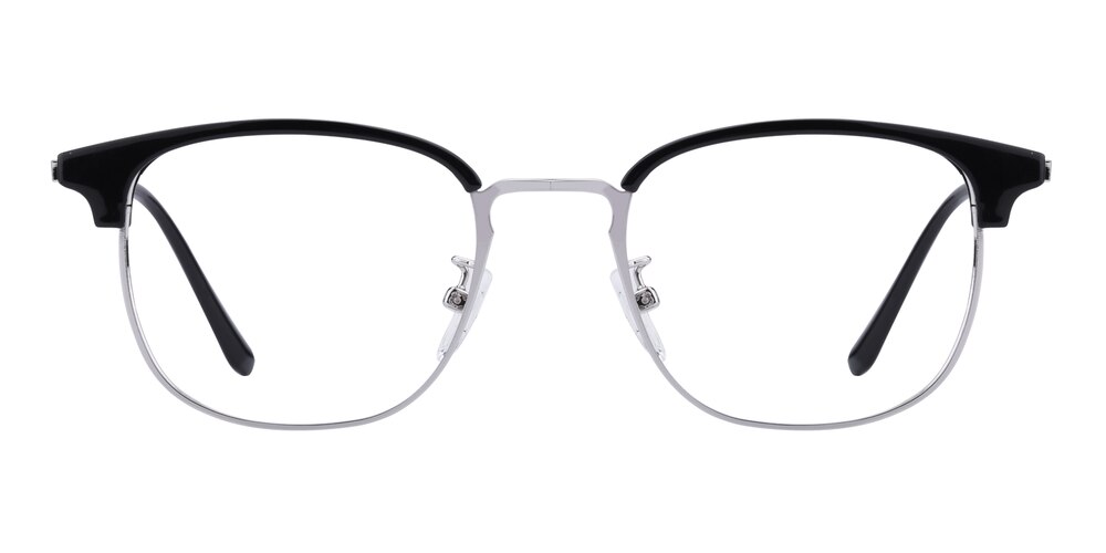 Blithe Black/Silver Classic Wayframe TR90 Eyeglasses