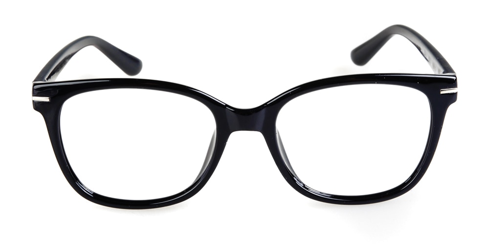 GrandPrairie Black Classic Wayframe TR90 Eyeglasses