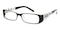 Peoria Black Rectangle TR90 Eyeglasses