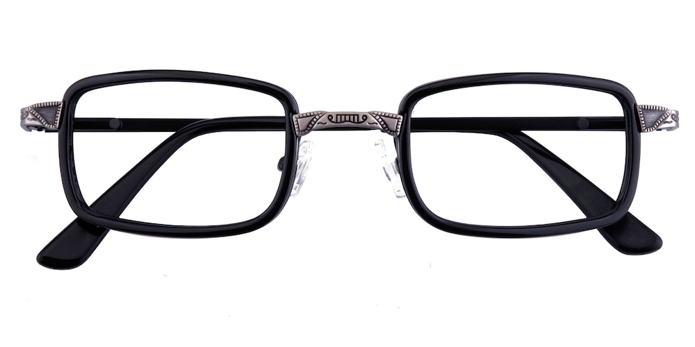 Tommy Black Rectangle TR90 Eyeglasses
