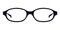 Dolly Black Oval TR90 Eyeglasses