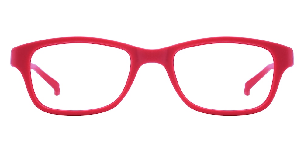 Jerry Red Rectangle TR90 Eyeglasses