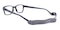 Jerry Gray Rectangle TR90 Eyeglasses
