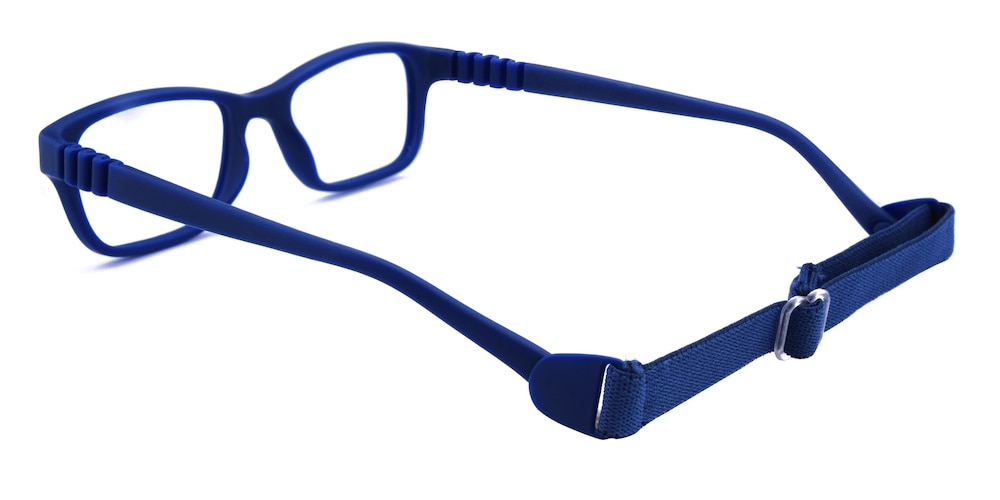 Jerry Blue Rectangle TR90 Eyeglasses