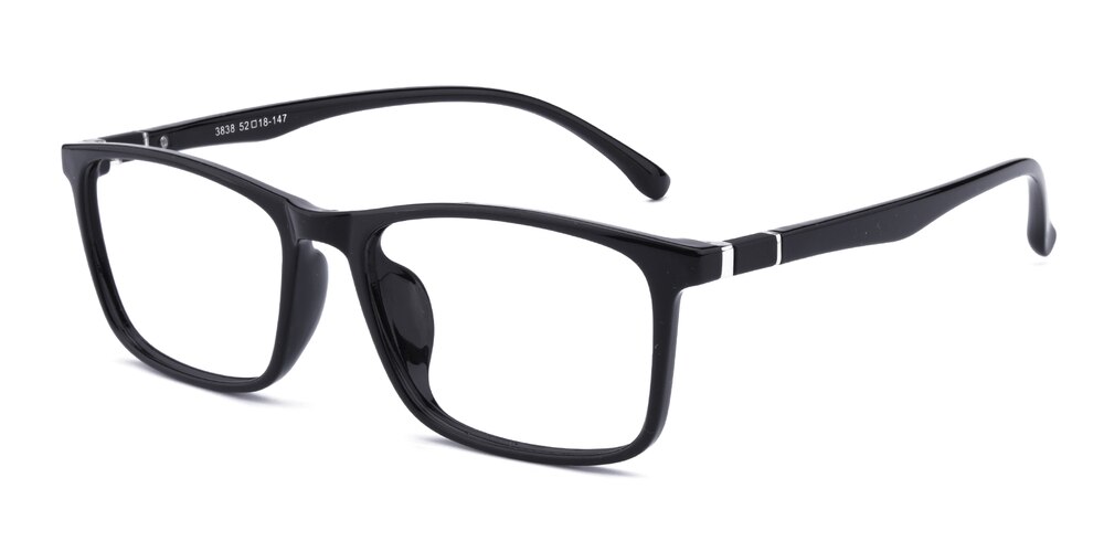 Baldwin Black Rectangle TR90 Eyeglasses