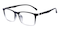 Baldwin Black/Crystal Rectangle TR90 Eyeglasses