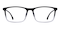 Baldwin Black/Crystal Rectangle TR90 Eyeglasses