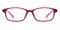 Aiden Red Oval TR90 Eyeglasses