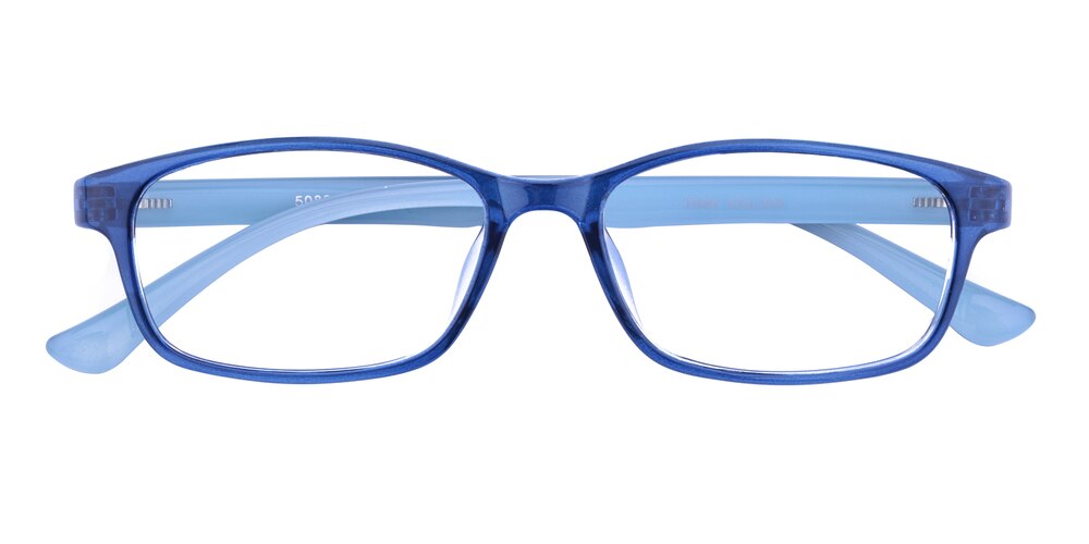 Aiden Blue Oval TR90 Eyeglasses