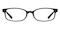 Logan Black Rectangle TR90 Eyeglasses