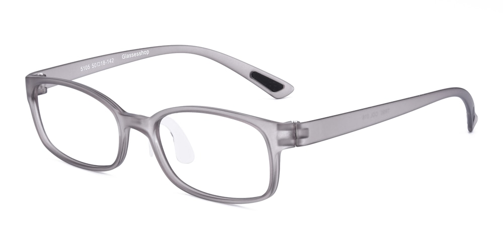 Logan Gray Rectangle TR90 Eyeglasses