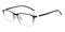 Dylan Black/Crystal Rectangle TR90 Eyeglasses