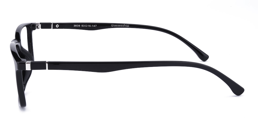 Mason Black Rectangle TR90 Eyeglasses