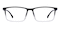 Mason Black/Crystal Rectangle TR90 Eyeglasses