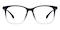 Isaiah Black/Crystal Rectangle TR90 Eyeglasses