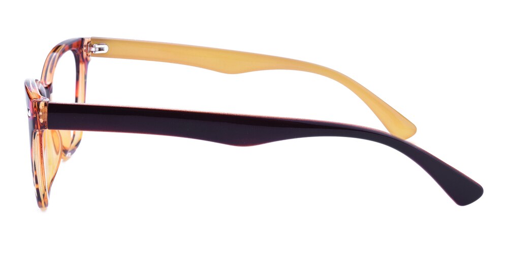 Novia Tortoise/Yellow Cat Eye TR90 Eyeglasses