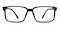 Richard Mblack/Blue Rectangle TR90 Eyeglasses