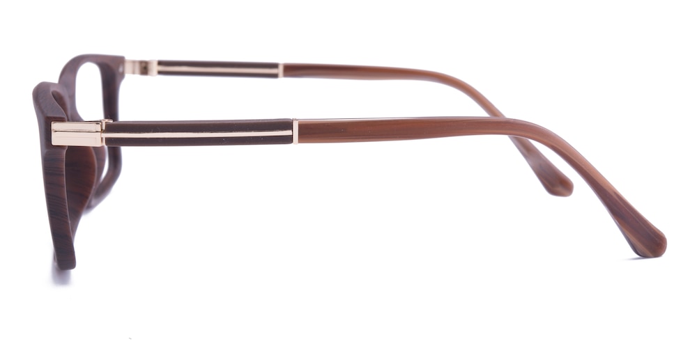 Richard Chocolate Rectangle TR90 Eyeglasses