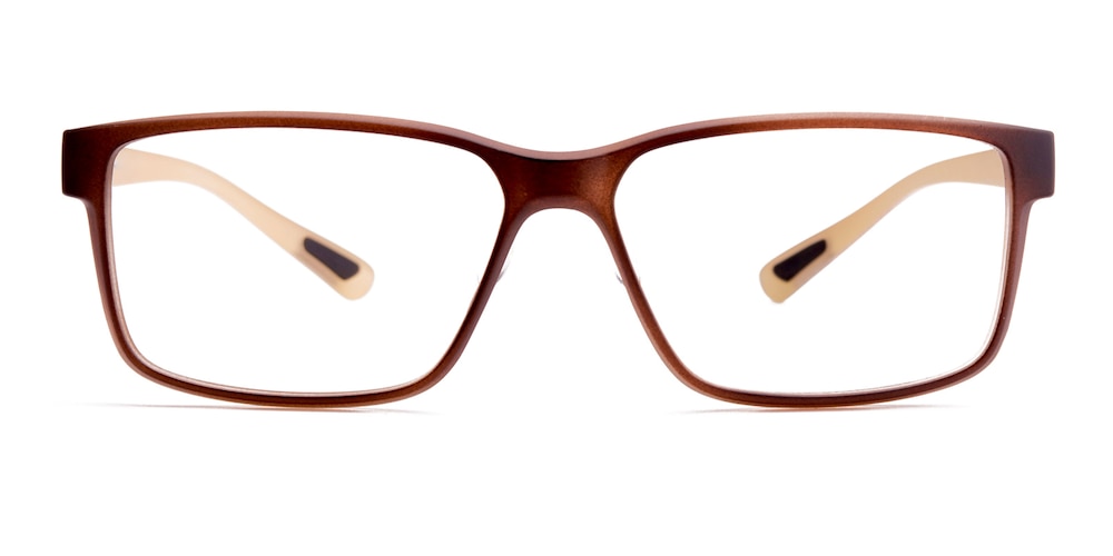 Phillipsburg Brown Rectangle TR90 Eyeglasses