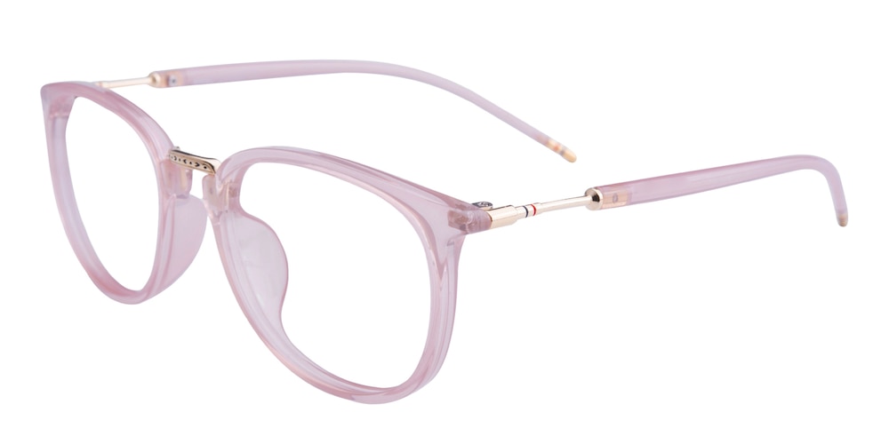 Andrea Pink Oval TR90 Eyeglasses