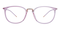 Andrea Pink Oval TR90 Eyeglasses