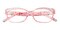 Lexingto Pink Pattern Cat Eye TR90 Eyeglasses