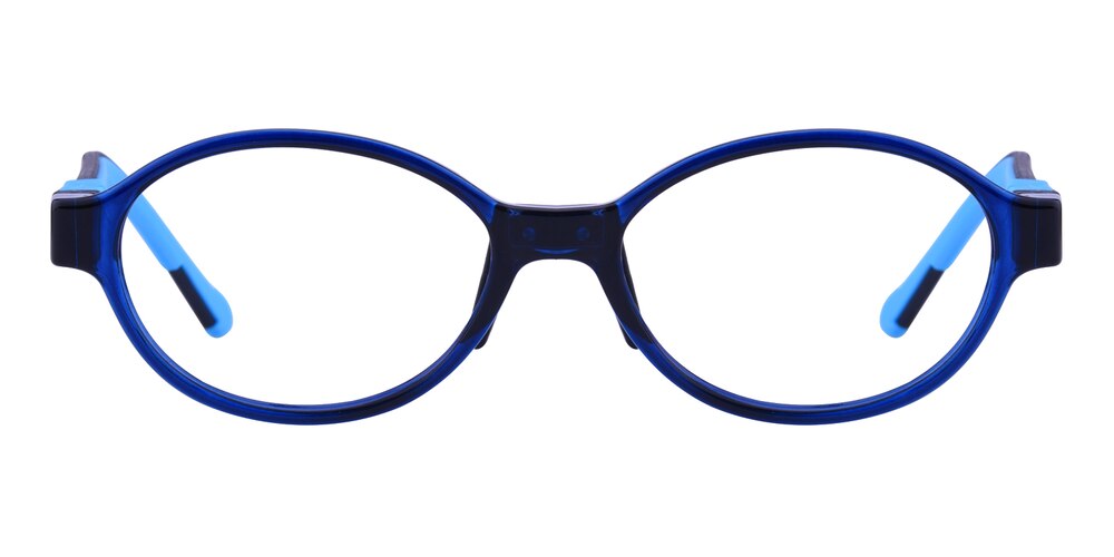 Besty Blue Oval Silica-gel Eyeglasses