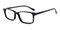Curitis Black Rectangle Acetate Eyeglasses