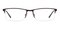 Charley Brown Rectangle Metal Eyeglasses