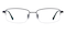 Chaucer Black Rectangle Titanium Eyeglasses